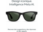 RAY-BAN Meta Gen 2 Wayfarer - Lunettes Connectées IA - Noir Brillant Monture Noire Brillante, Verre Transitions Graphite Green Taille unique