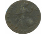 GRANDE BRETAGNE 1/2 PENNY GEORGES II 1734 TB+