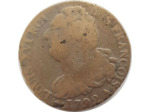 FRANCE LOUIS XVI 2 SOLS FRANÇOIS 1792 A (Paris) 22gr09 B+