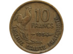FRANCE 10 FRANCS GUIRAUD 1954 PEU TB+