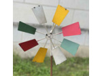 Moulin déco jardin coloré 132x32x31cm
