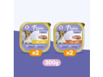 Les repas plaisir, Pack viandes pour chien adulte - 4 x 300g