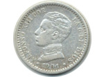 ESPAGNE 50 CENTIMOS 1904 SMV ALFONSO XIII TTB+ (W723)