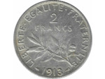 FRANCE 2 FRANCS SEMEUSE 1913 TTB+ N2