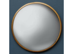 Miroir convexe moucheté doré 21cm