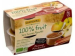 Puree pomme rhubarbe 4x100g DANIVAL