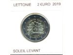 LETTONIE 2019 2 EURO SOLEIL LEVANT SUP-