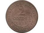 FRANCE 2 CENTIMES DUPUIS 1898 SUP+