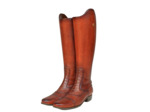 Porte parapluie bottes cavalier résine 49x21x30cm