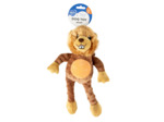 Peluche Castor crackle, brun pour chien - 34x21x8cm