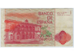 ESPAGNE 2000 PESETAS 22 JUILLET 1980 SERIE M TTB-