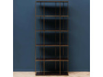 Etagère Tina patine dorée 82x32x182cm