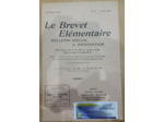 LE BREVET ELEMENTAIRE 01 MAI 1918