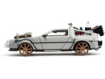 Jada 34996 - Retour vers le futur Partie 3 - Delorean avec roues de train - 1/24
