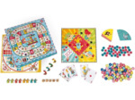 Janod - Coffret Multi-Jeux Carrousel - Jeux de Société Classiques -