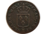 LOUIS XV (1715-1774) SOL A LA VIELLE TETE 1769 CC (BESANCON) TB+