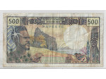 TAHITI PAPEETE 500 FRANCS ND 1983 Serie U.2  TB+
