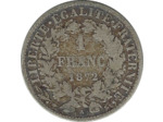 FRANCE 1 FRANC CERES 1872 A PETIT A (Paris) TB+