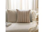 Atmosphera - Coussin Groove 40x40cm rayé Bleu Navy