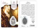 Carte-prière avec insertion ST GUÉRISSEUR - ST PADRE PIO