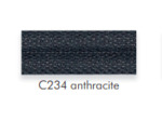 Double passepoil anthracite c234 11mm le mètre 42029