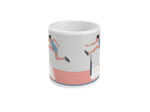 Tasse ou mug athlétisme "Saut haie femme" - Personnalisable