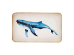 Plateau baleine bleu 26x15cm