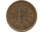 DANEMARK 1/2 SKILLING RIGSMONT FREDERIK VII 1857 TTB