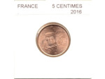 FRANCE 2016 5 CENTIMES SUP