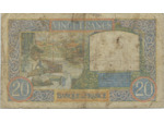 FRANCE 20 FRANCS SERIE H.1085 SCIENCE ET TRAVAIL 26 09 1940 TB