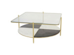 Table basse Duo contraste 94x94x41cm