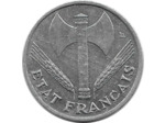 FRANCE 50 CENTIMES BAZOR 1943 B TTB