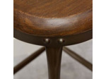 Tabouret Atelier pin fer 56x33x33cm