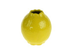 Vase Lemon jaune céramique 13x13x15cm