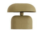 Lampe à poser design champignon vert olive 34x21x30cm