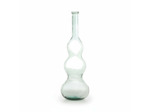 Vase Géant Venerio en Verre Vert Clair 33x33x100cm