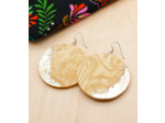 BOUCLES D'OREILLES Argent Rhodié 925/1000