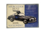 Paque métal Mercedes 300SL GULLWING - 30x40 cm