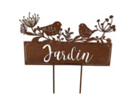 Pique jardin fer marron  41x65cm
