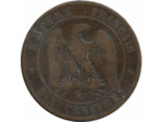 FRANCE 10 CENTIMES NAPOLEON III 1854 K TB-