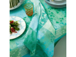 Nappe MILLE FEUILLAGES TURQUOISE Garnier Thiebaut