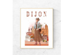Dijon - affiche, carte postale