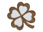 Grand miroir trèfle 20x19x1cm
