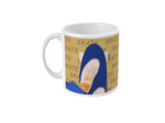 Tasse ou mug "skate en jaune" - Personnalisable