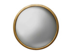 Petit miroir convexe moucheté doré 14cm