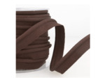 Simple passepoil marron C56 8mm 100%polyester le mètre