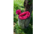 Tour de cou PLUME - Rose fuchsia
