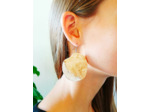 BOUCLES D'OREILLES Argent Rhodié 925/1000
