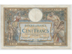 FRANCE 100 FRANCS L.O.M avec LOM SERIE R.185 18-4-1908 TB+