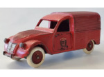 CITROEN 2CV FOURGONNETTE ROUGE DINKY TOYS 1/43 SANS BOITE